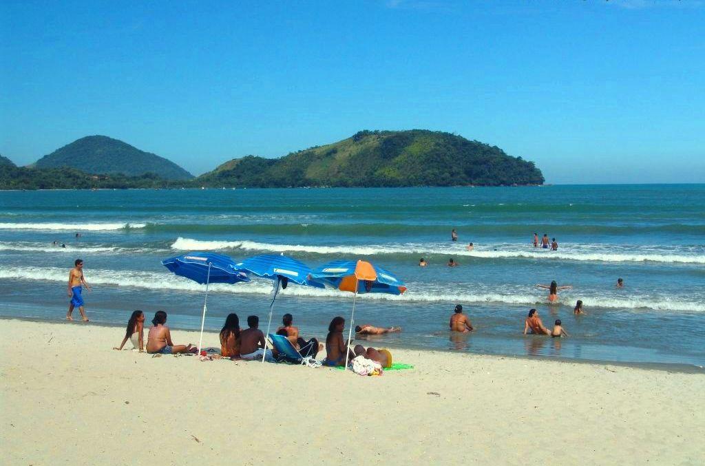 Aptos Familia Com Ar Condicionado Ubatuba Praia Pereque Acu Exteriér fotografie
