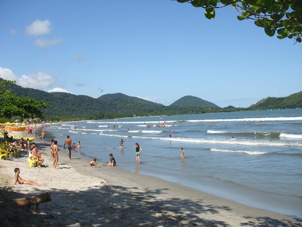 Aptos Familia Com Ar Condicionado Ubatuba Praia Pereque Acu Exteriér fotografie